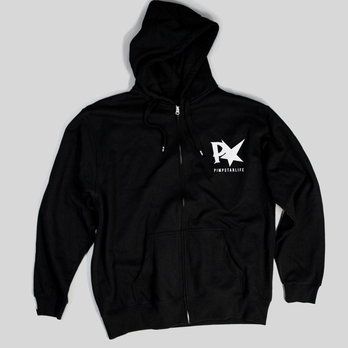 Pimpstar Ride And Destroy | Zip Hoodie, Black